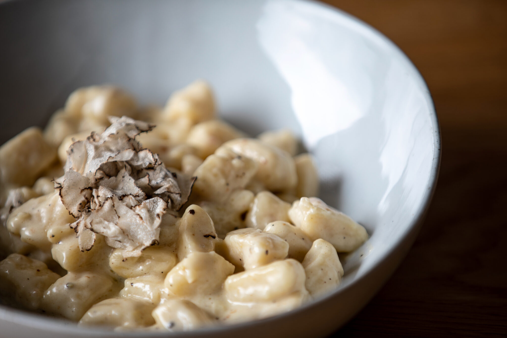 Truffle and Gruyere cheese gnocchi - Agritaste