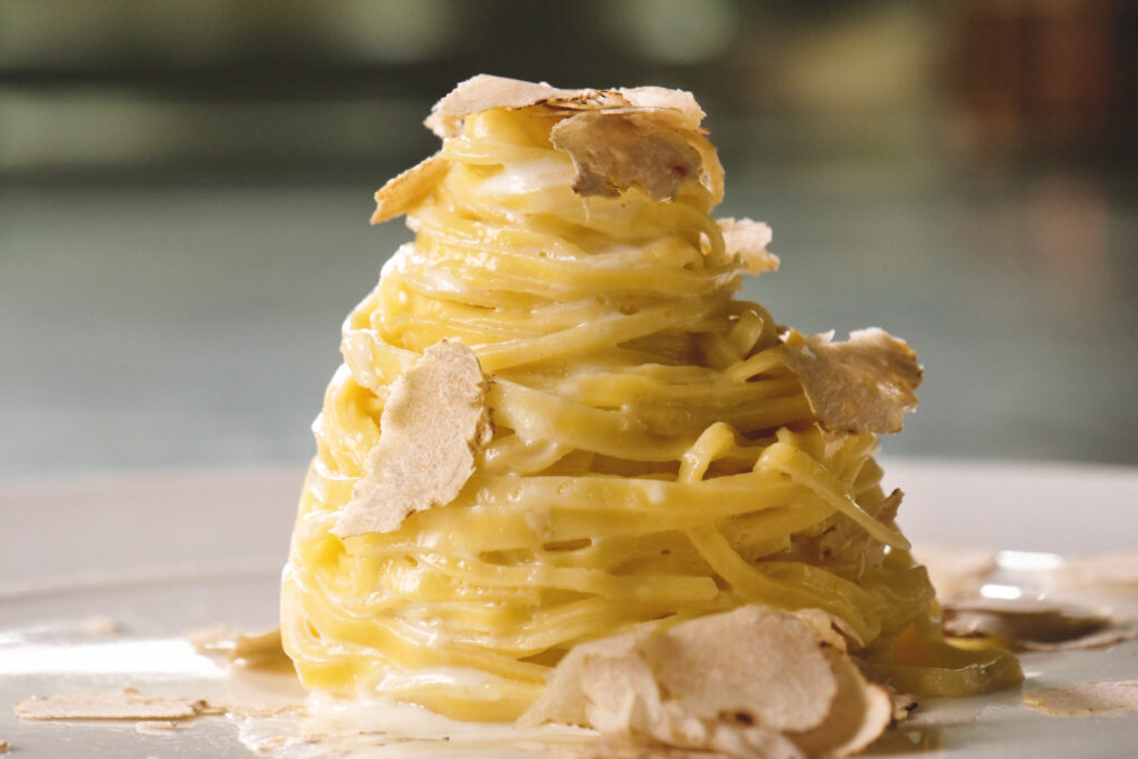 Pâtes Tagliolini à la truffe blanche d'été 2% - La Boutique du Champignon