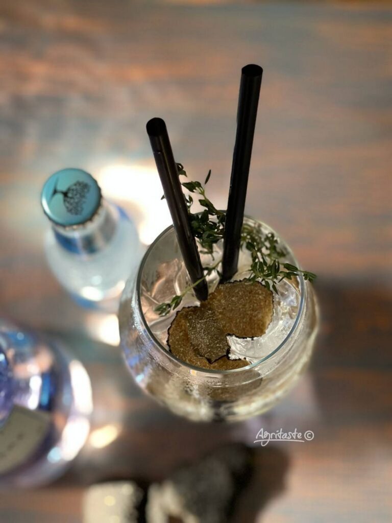 gin and tonic and hooked truffle