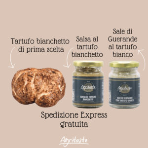 BOX con TARTUFO BIANCHETTO + Salse